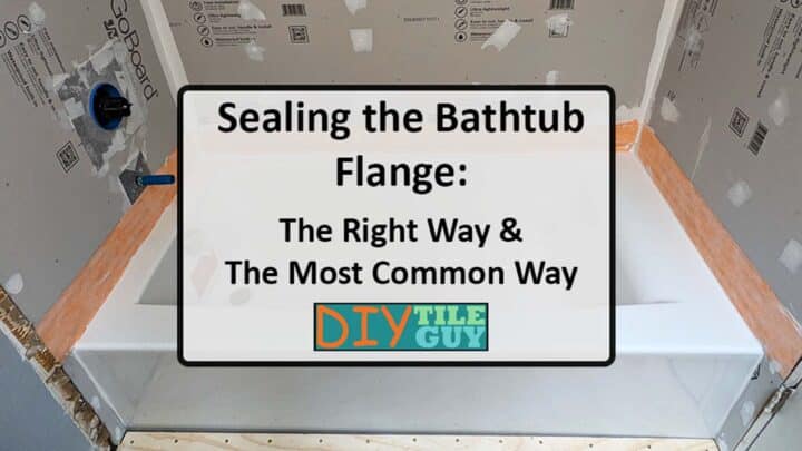 A post about shimming backer board past the bathtub flange