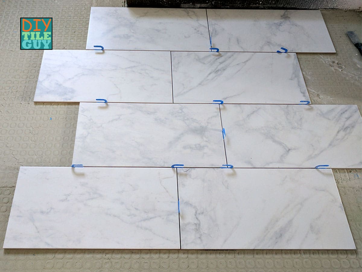 How to lay 12x24 tile (large format installation guide) DIYTileGuy