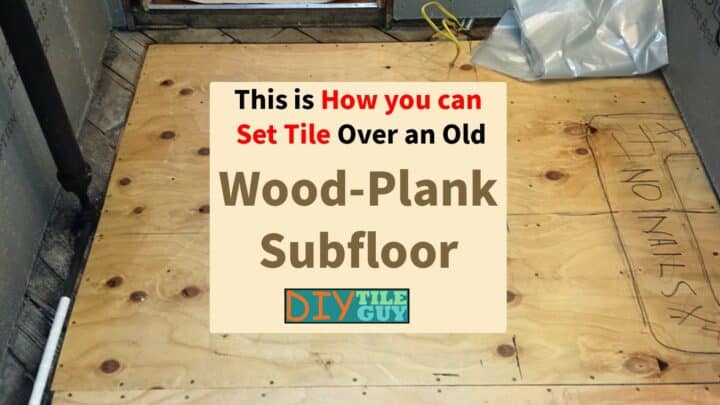 wood plank subfloor replacement